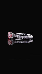 Roselle Pink Diamond Ring