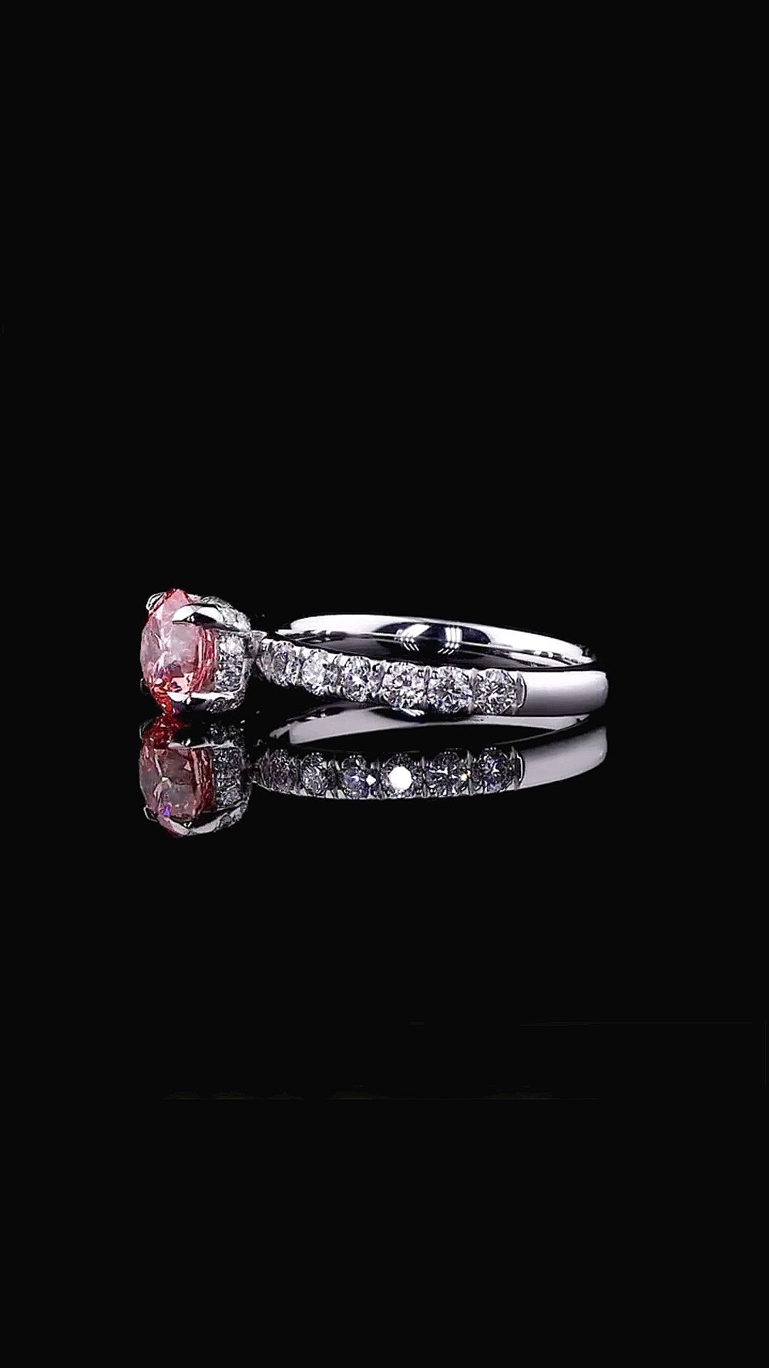 Roselle Pink Diamond Ring