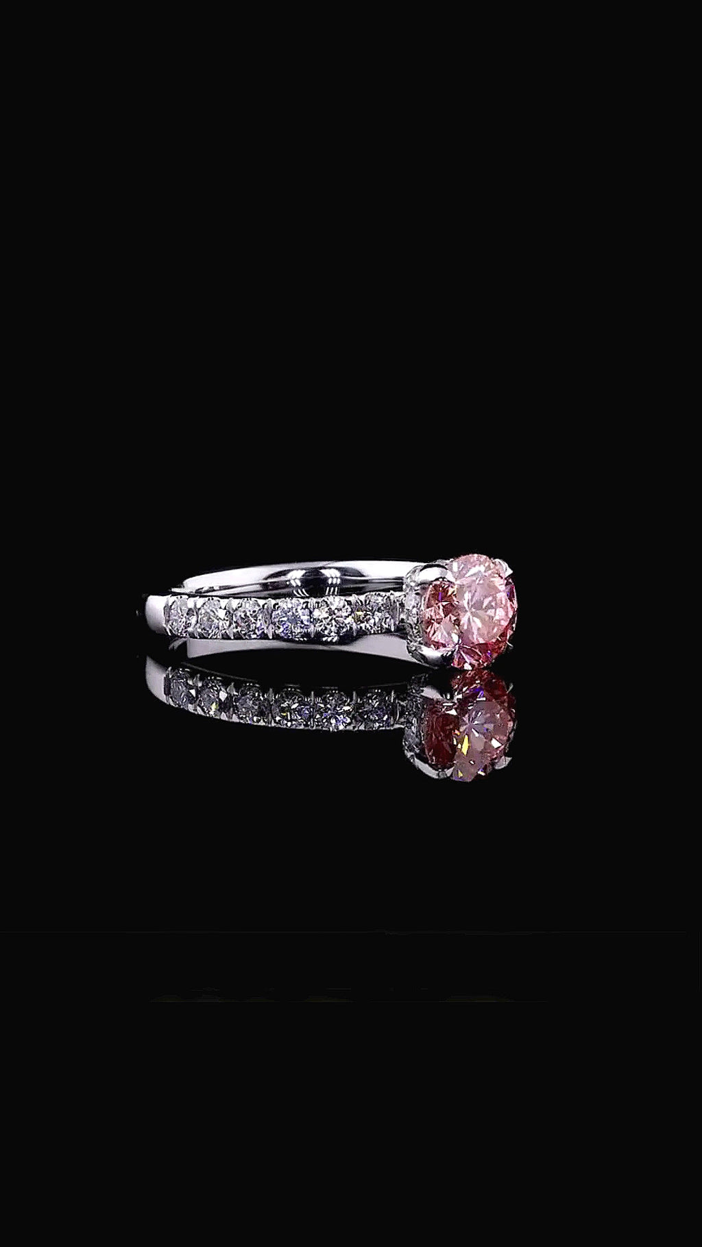 Roselle Pink Diamond Ring
