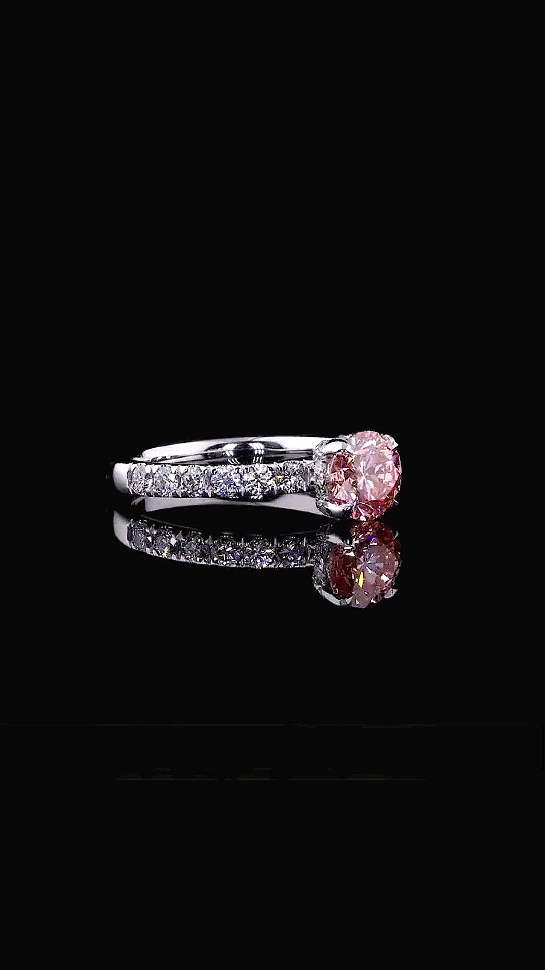 Roselle Pink Diamond Ring