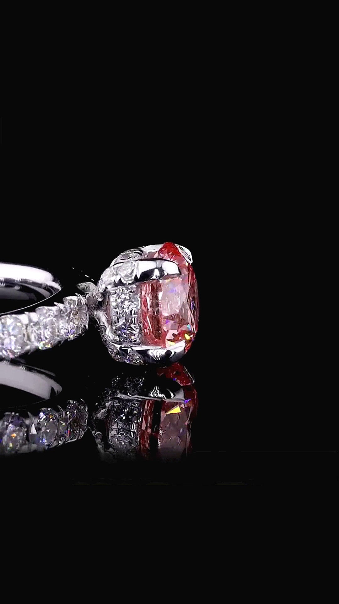 Roselle Pink Diamond Ring