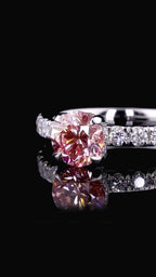 Roselle Pink Diamond Ring