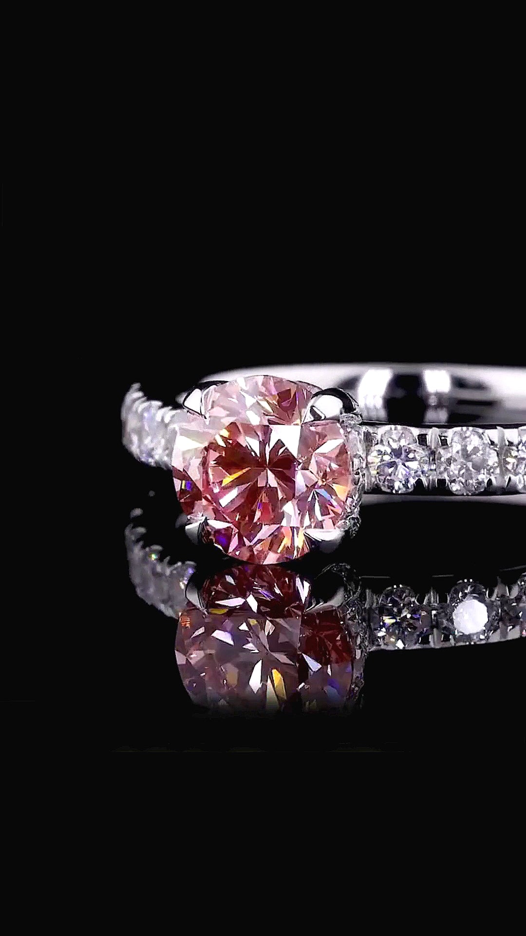 Roselle Pink Diamond Ring