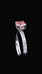 Roselle Pink Diamond Ring