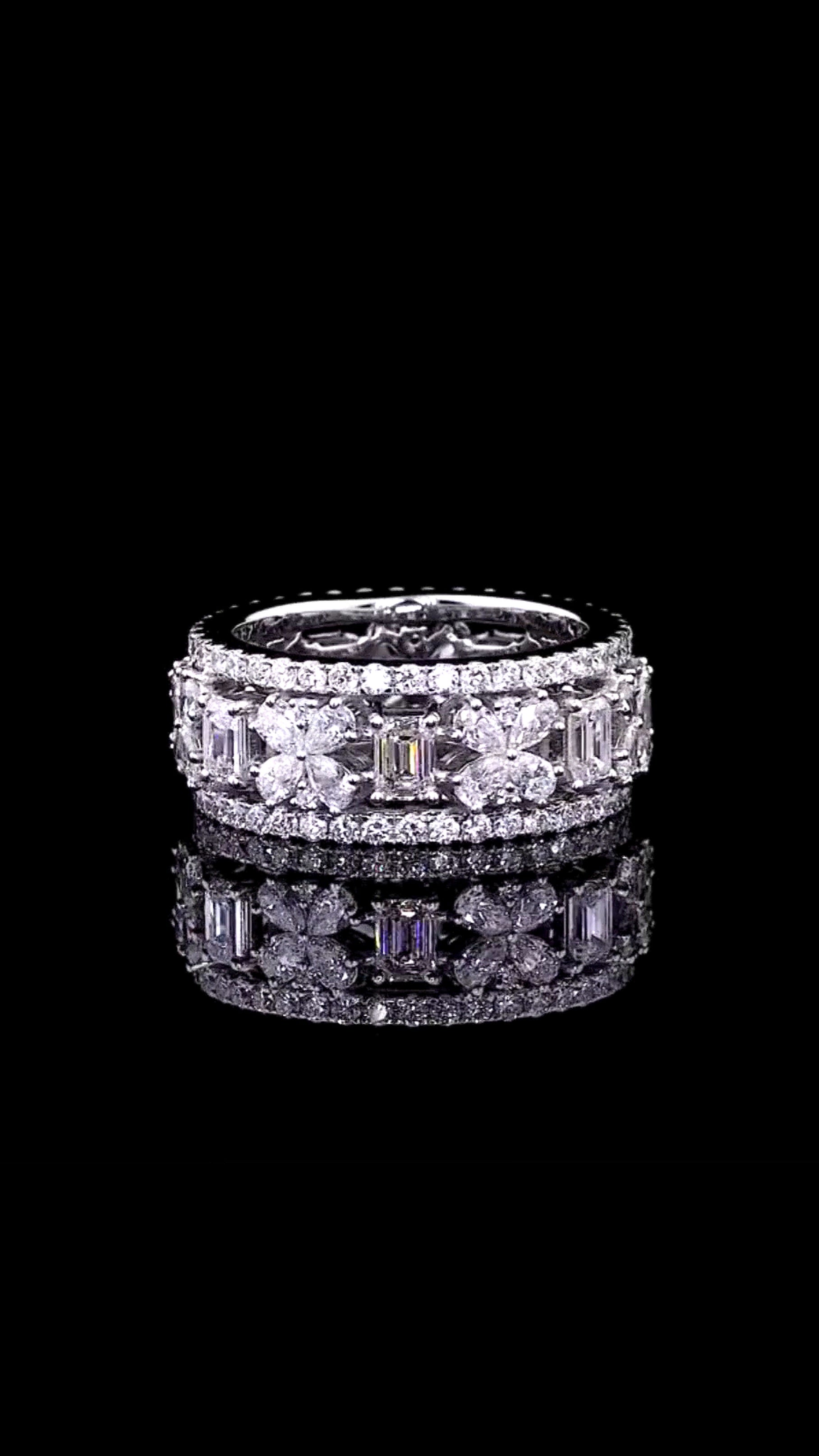 Imperial Floral Eternity Ring