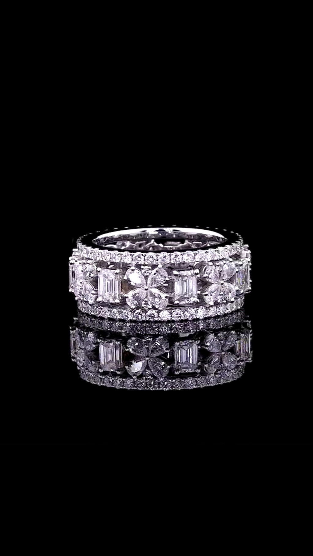 Imperial Floral Eternity Ring