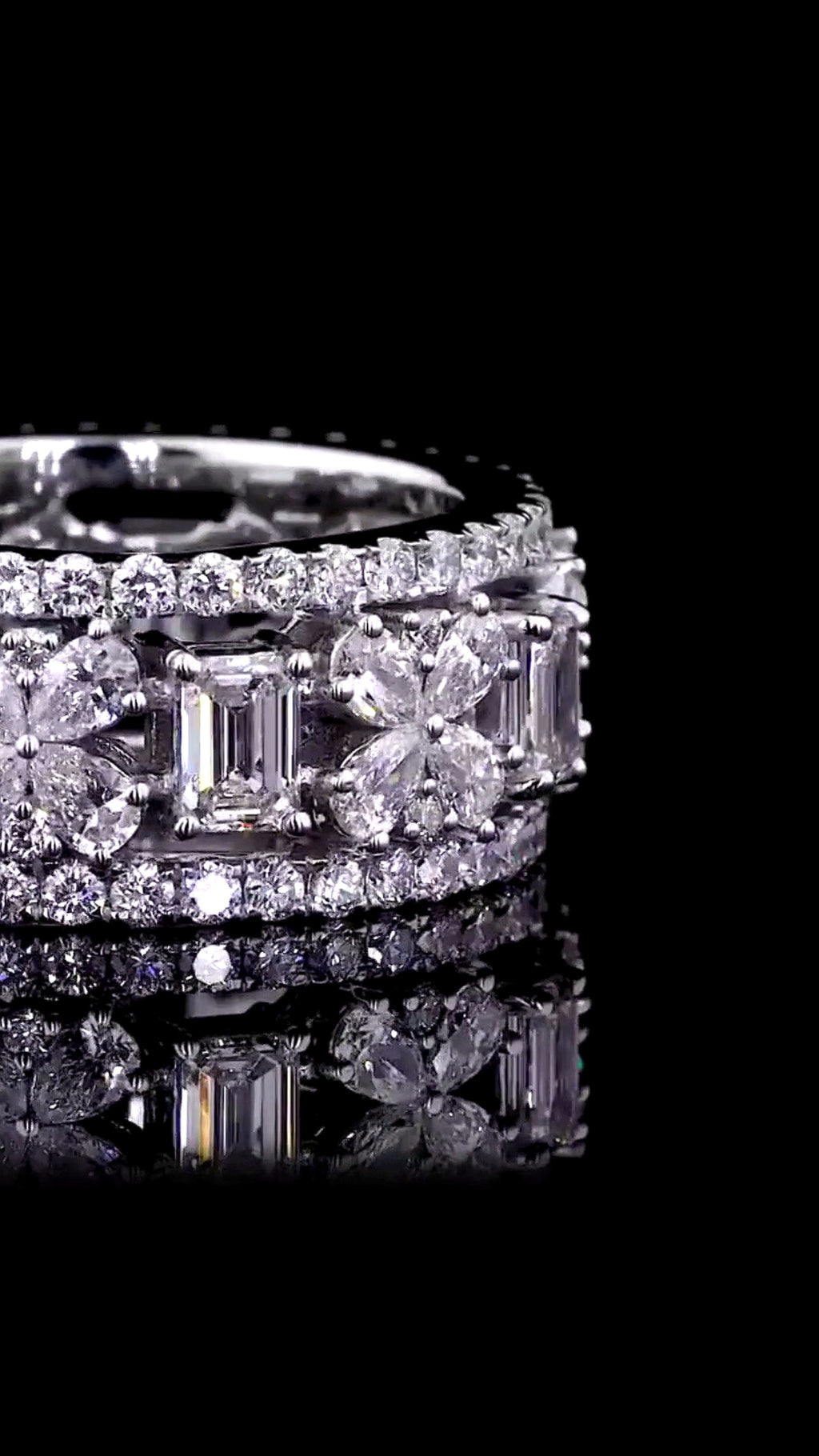 Imperial Floral Eternity Ring