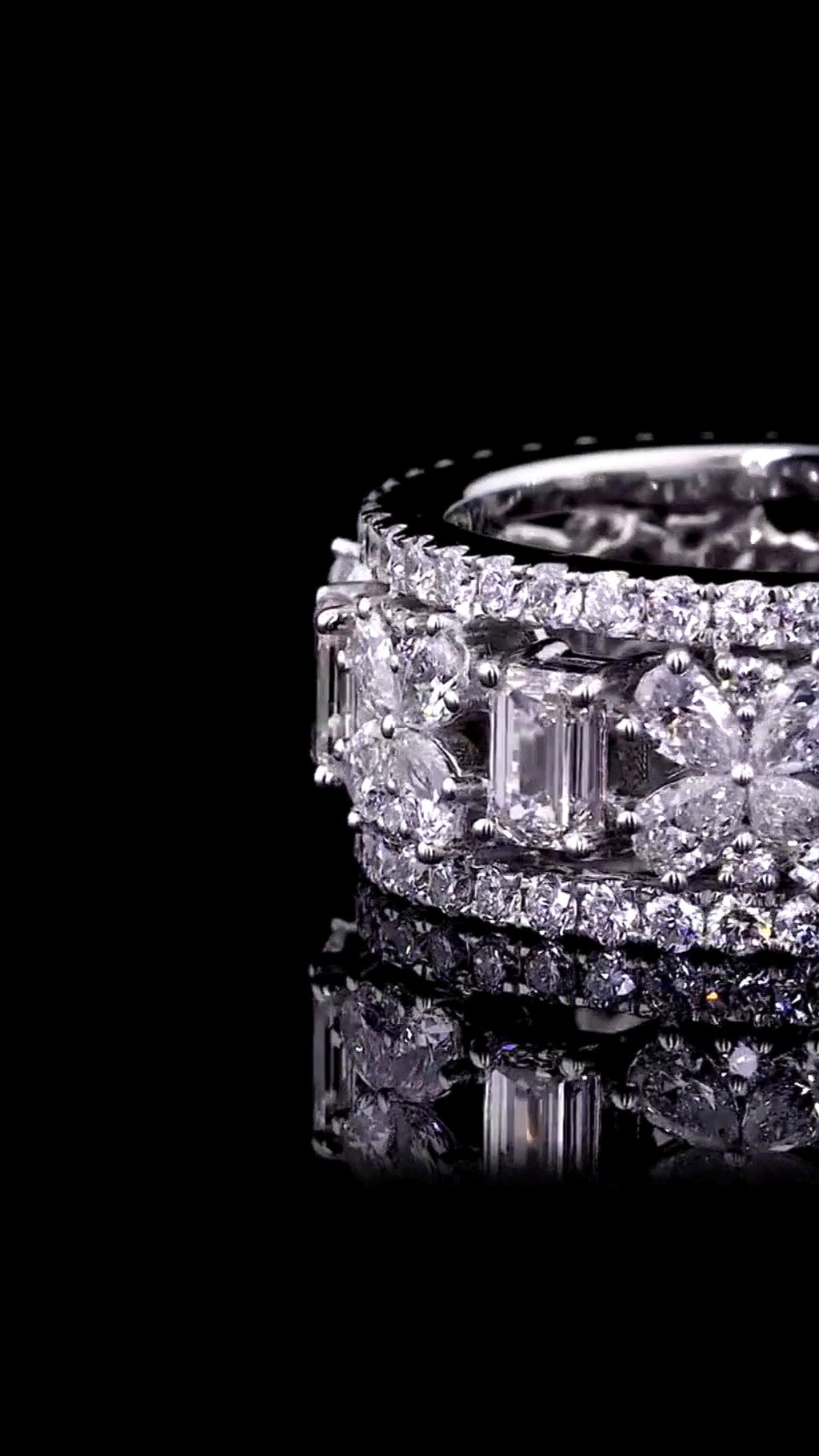 Imperial Floral Eternity Ring