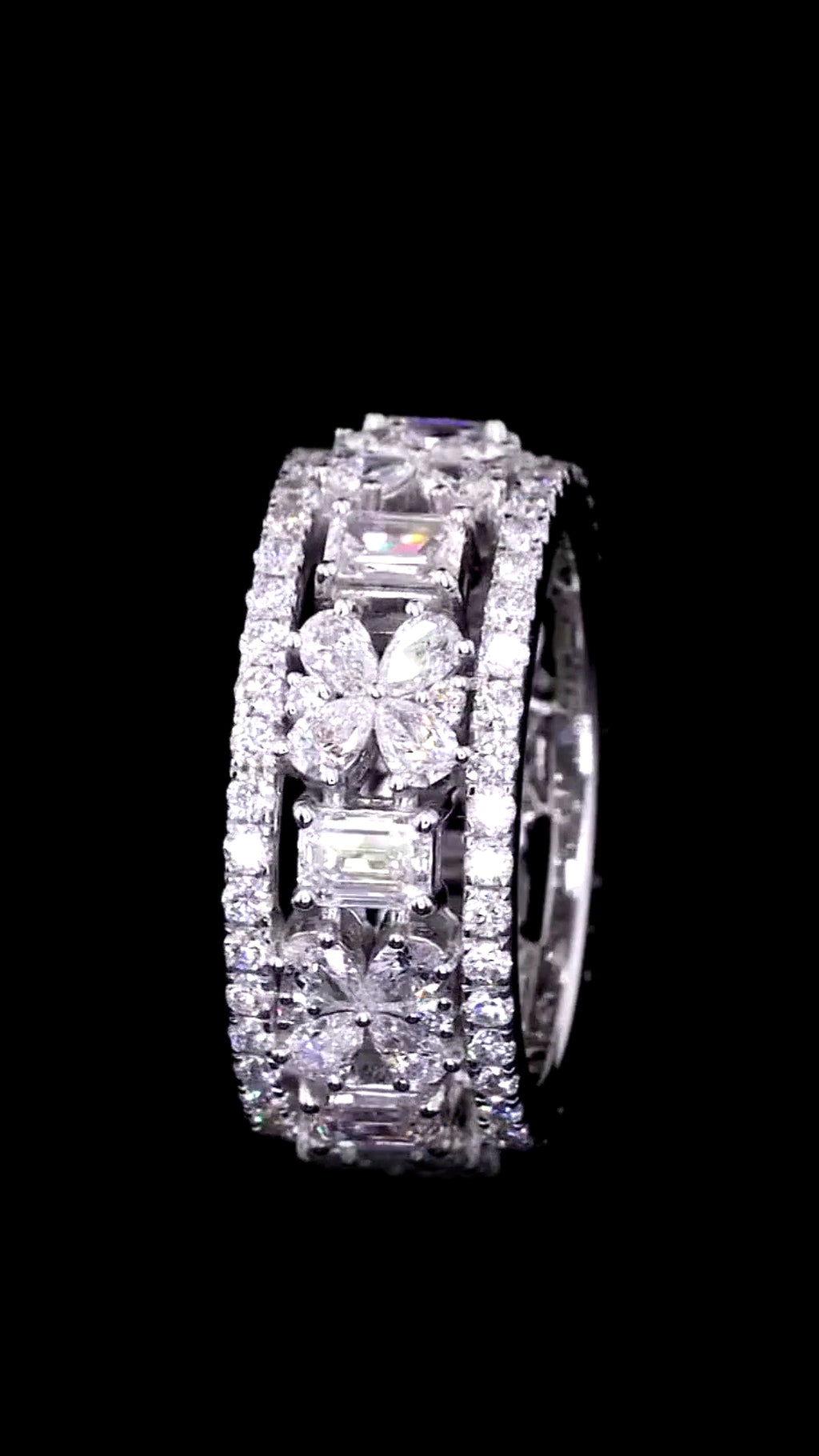 Imperial Floral Eternity Ring