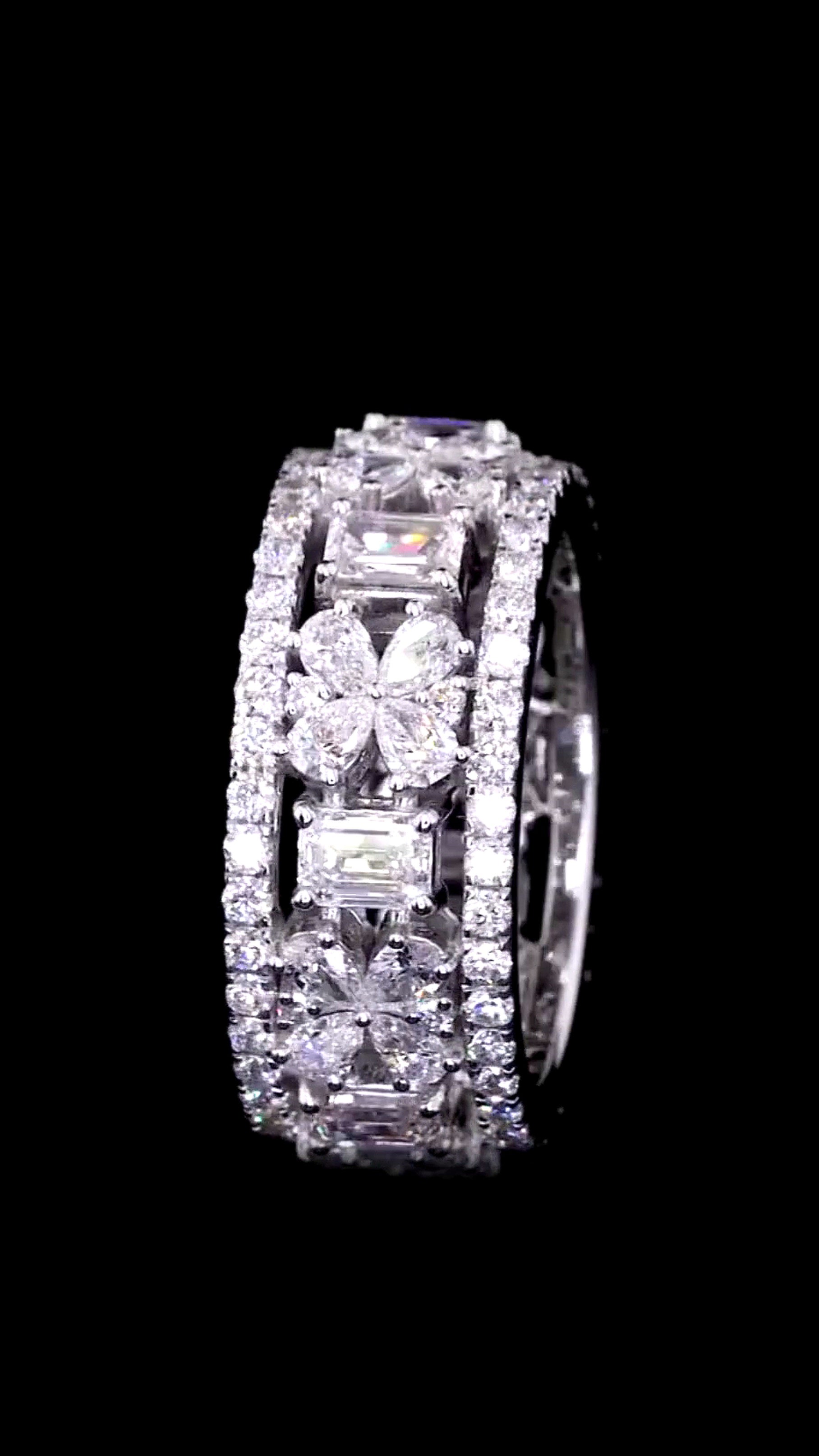 Imperial Floral Eternity Ring