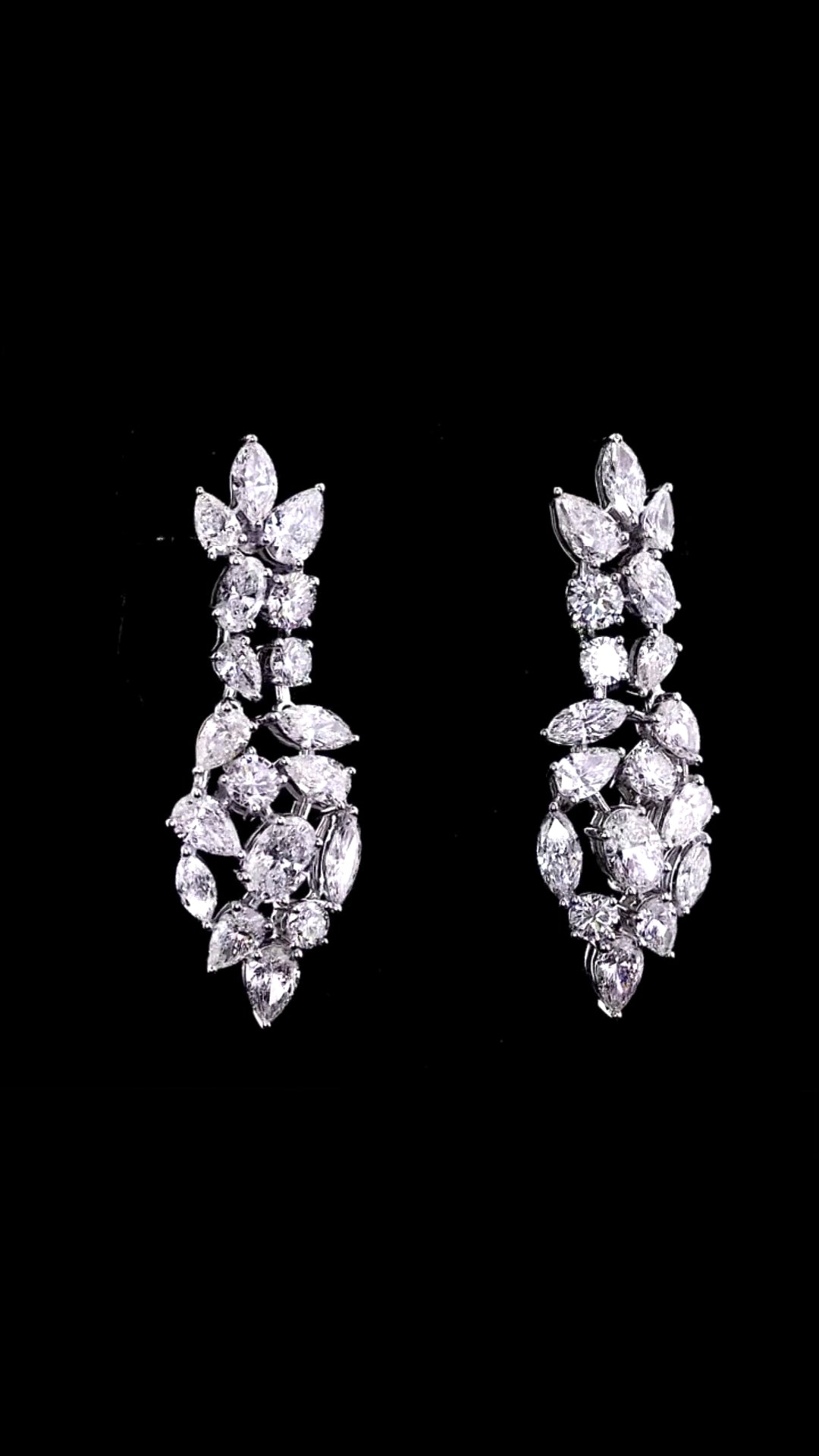 Aveline Diamond Drop Earrings - 14993