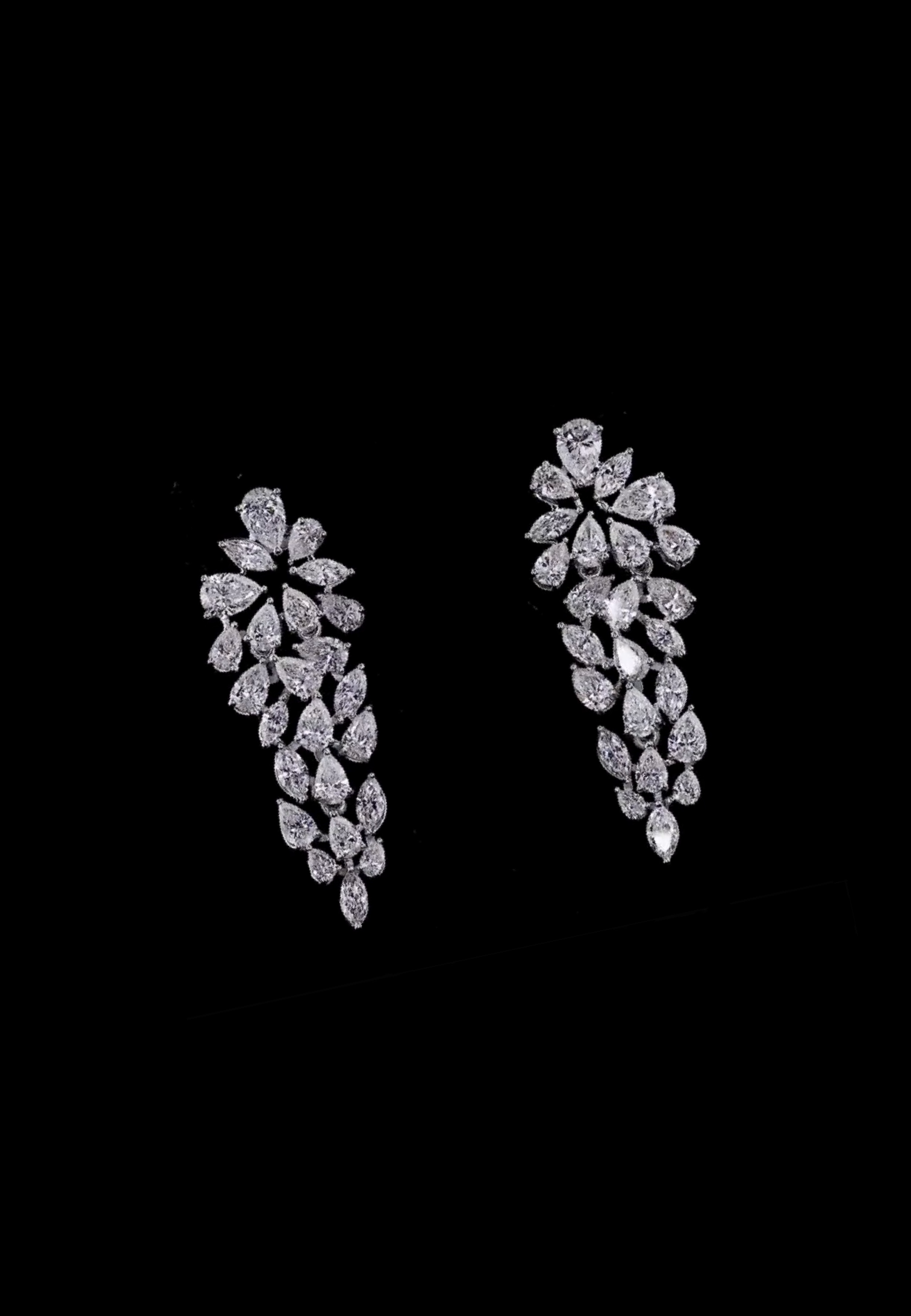 Aurora Cascade Diamond Earrings - 14996