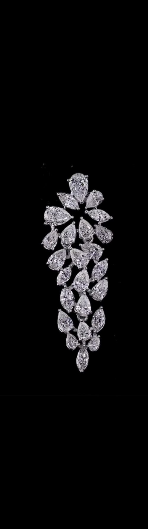 Aurora Cascade Diamond Earrings - 14996