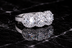 Royal Trinity Halo Ring