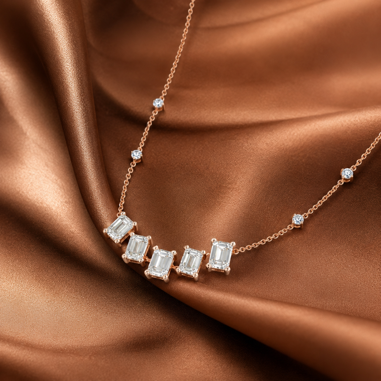 5 Stone Unity Necklace