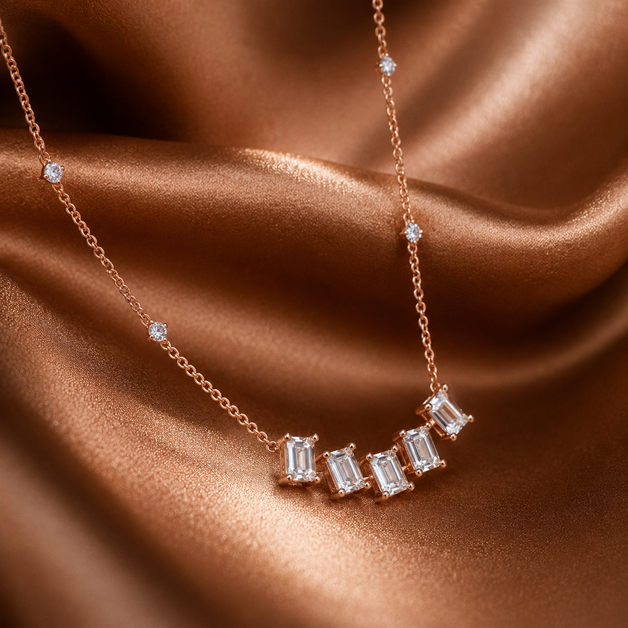 5 Stone Unity Necklace