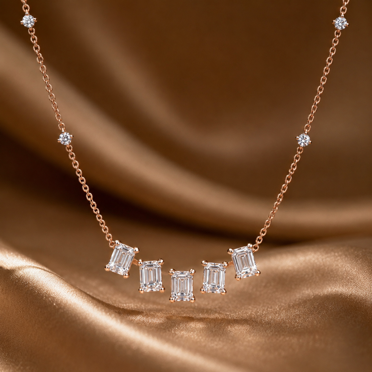 5 Stone Unity Necklace
