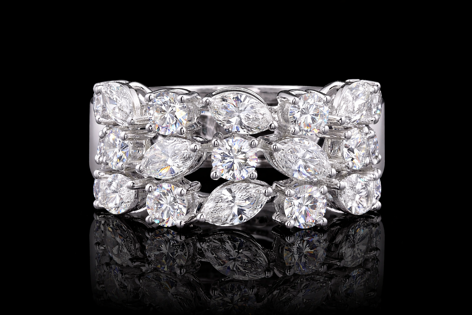 Imperial Cluster Diamond Ring
