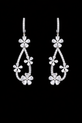 Blossom Drop Diamond Earrings