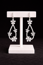 Blossom Drop Diamond Earrings