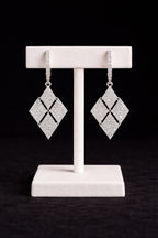 Prism Diamond Drop Earrings
