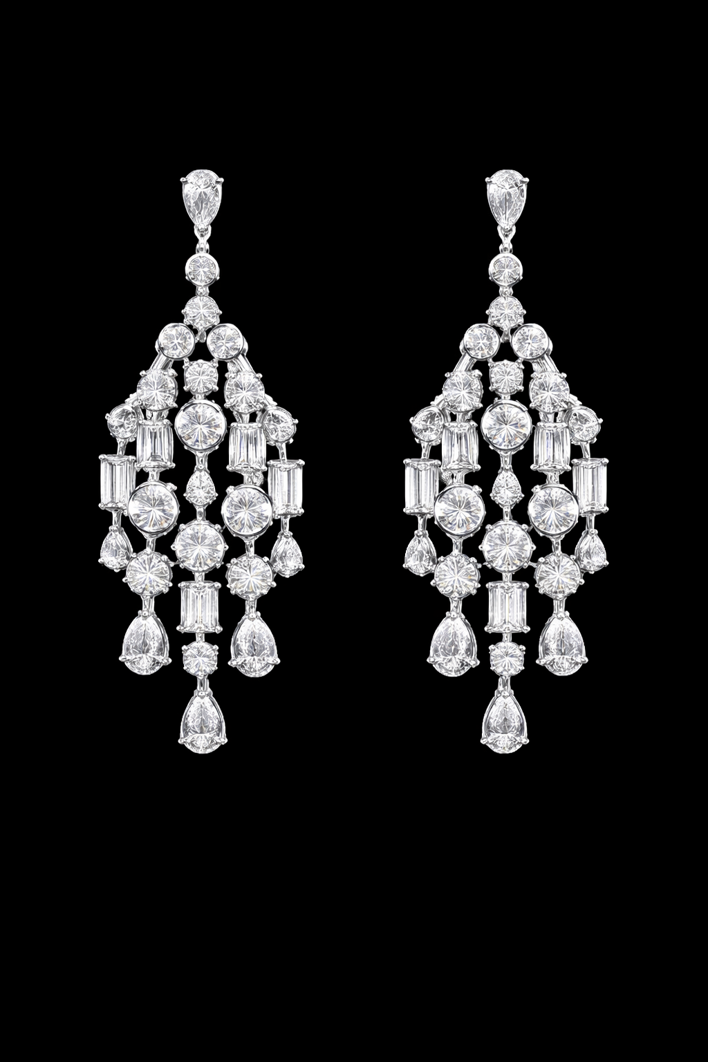 Royal Chandelier Diamond Earrings