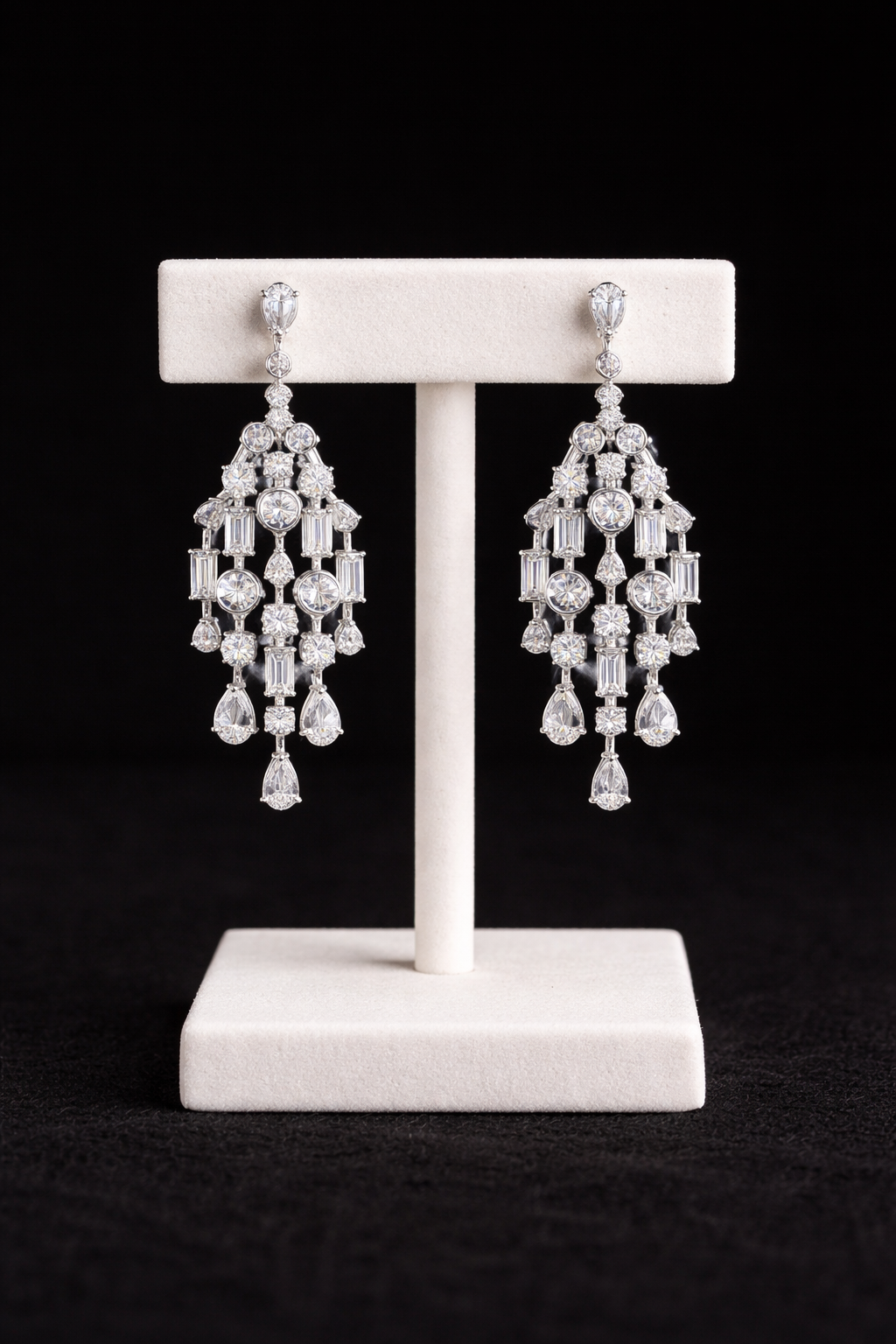 Royal Chandelier Diamond Earrings