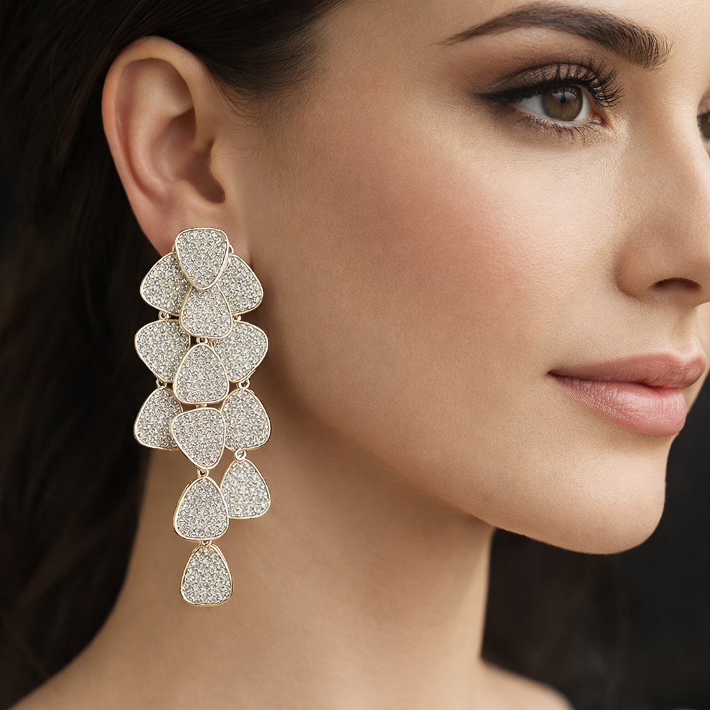 Celestial Cascade Diamond Earrings