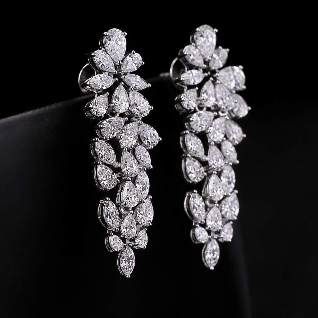 Aurora Cascade Diamond Earrings