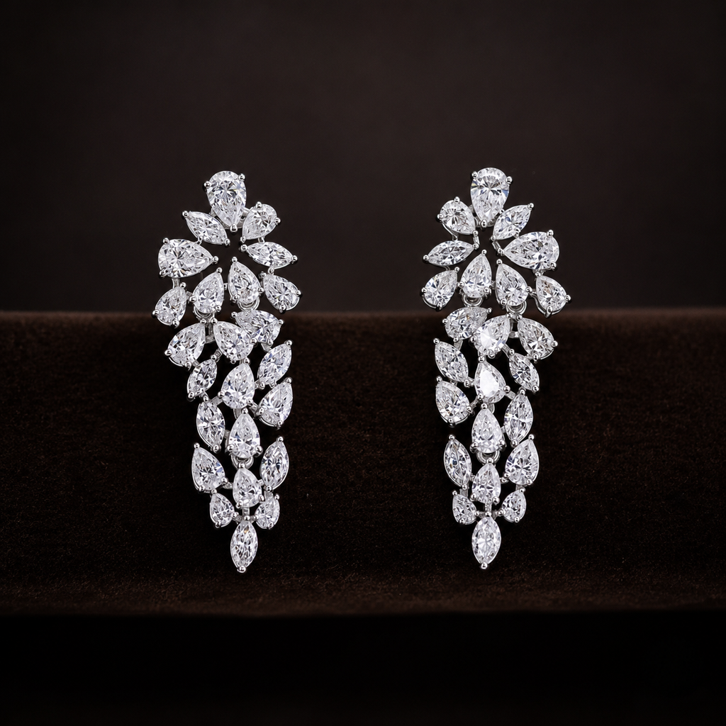 Aurora Cascade Diamond Earrings