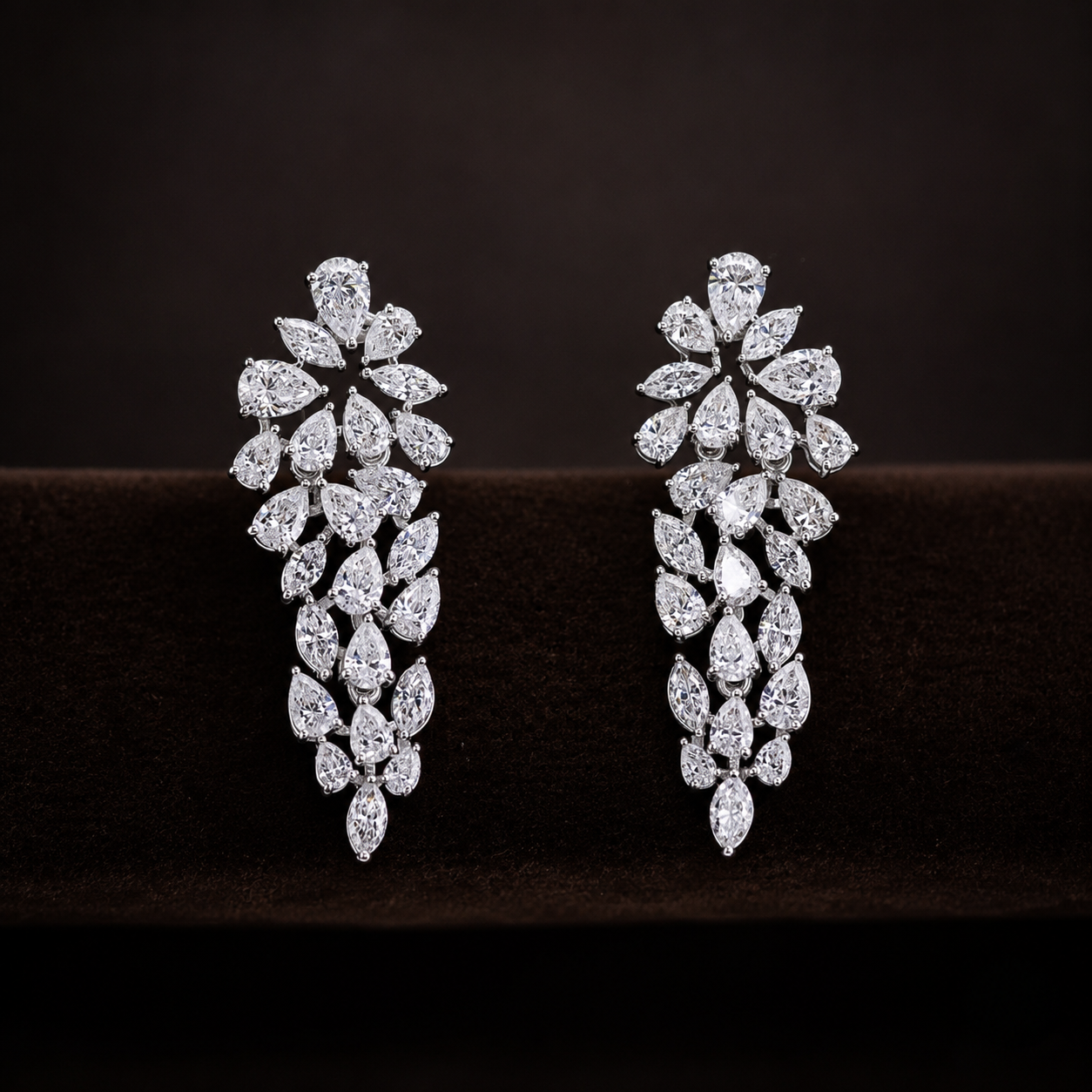Aurora Cascade Diamond Earrings