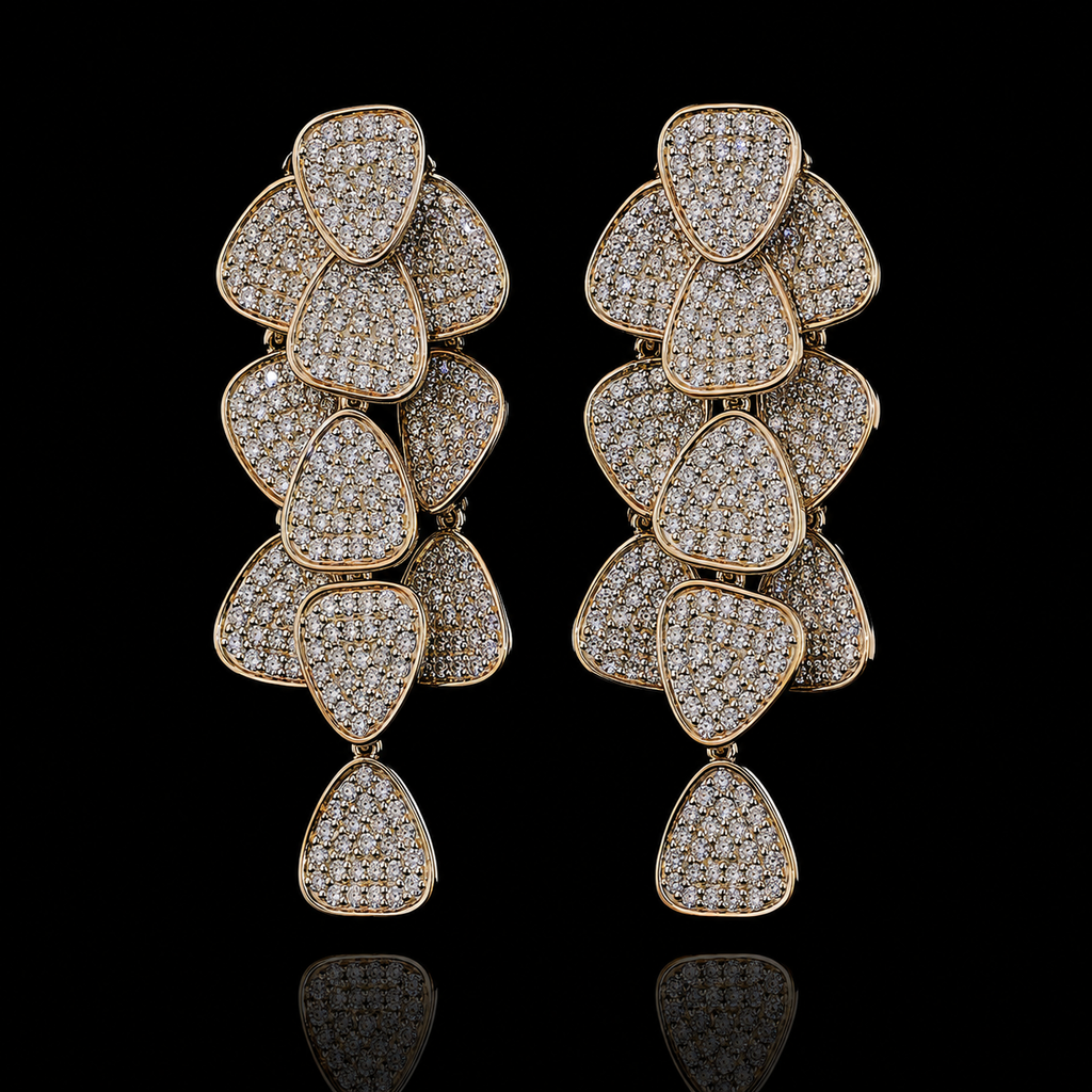 Celestial Cascade Diamond Earrings
