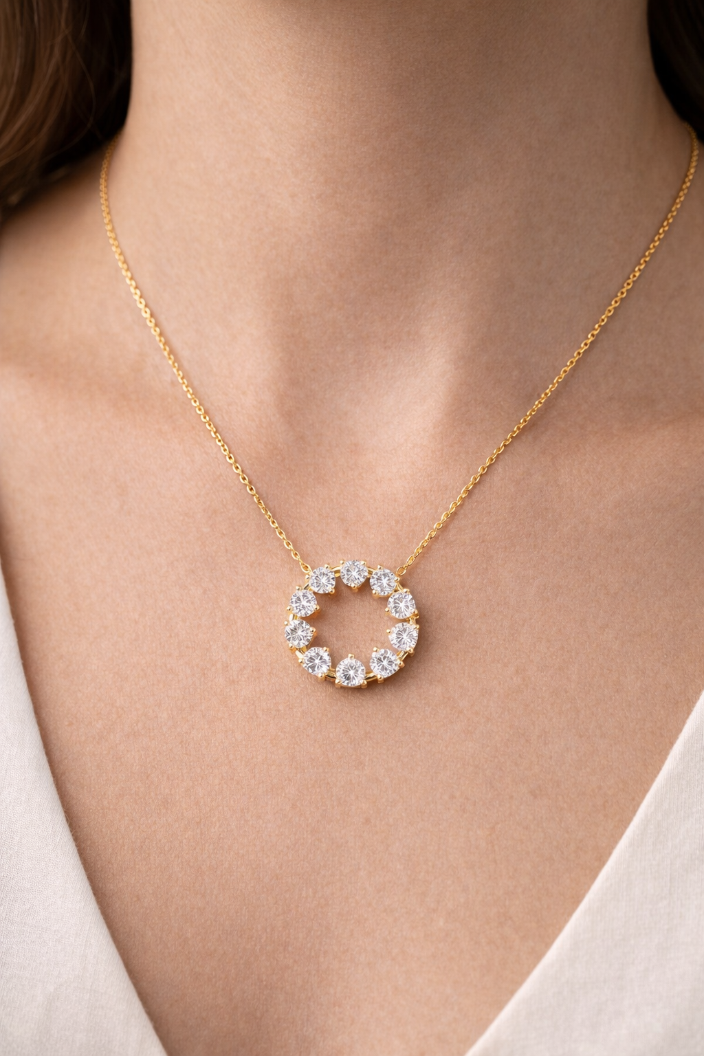 Endless Light Diamond Chain Pendant