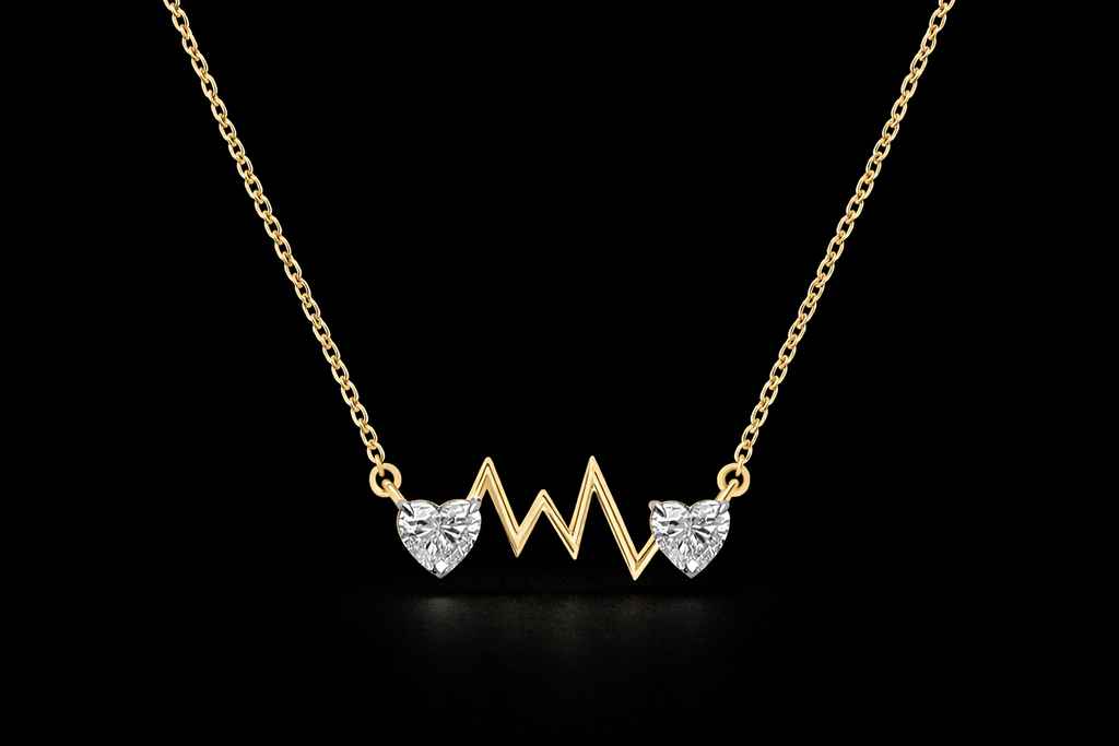 Heartbeat Love Diamond Necklace