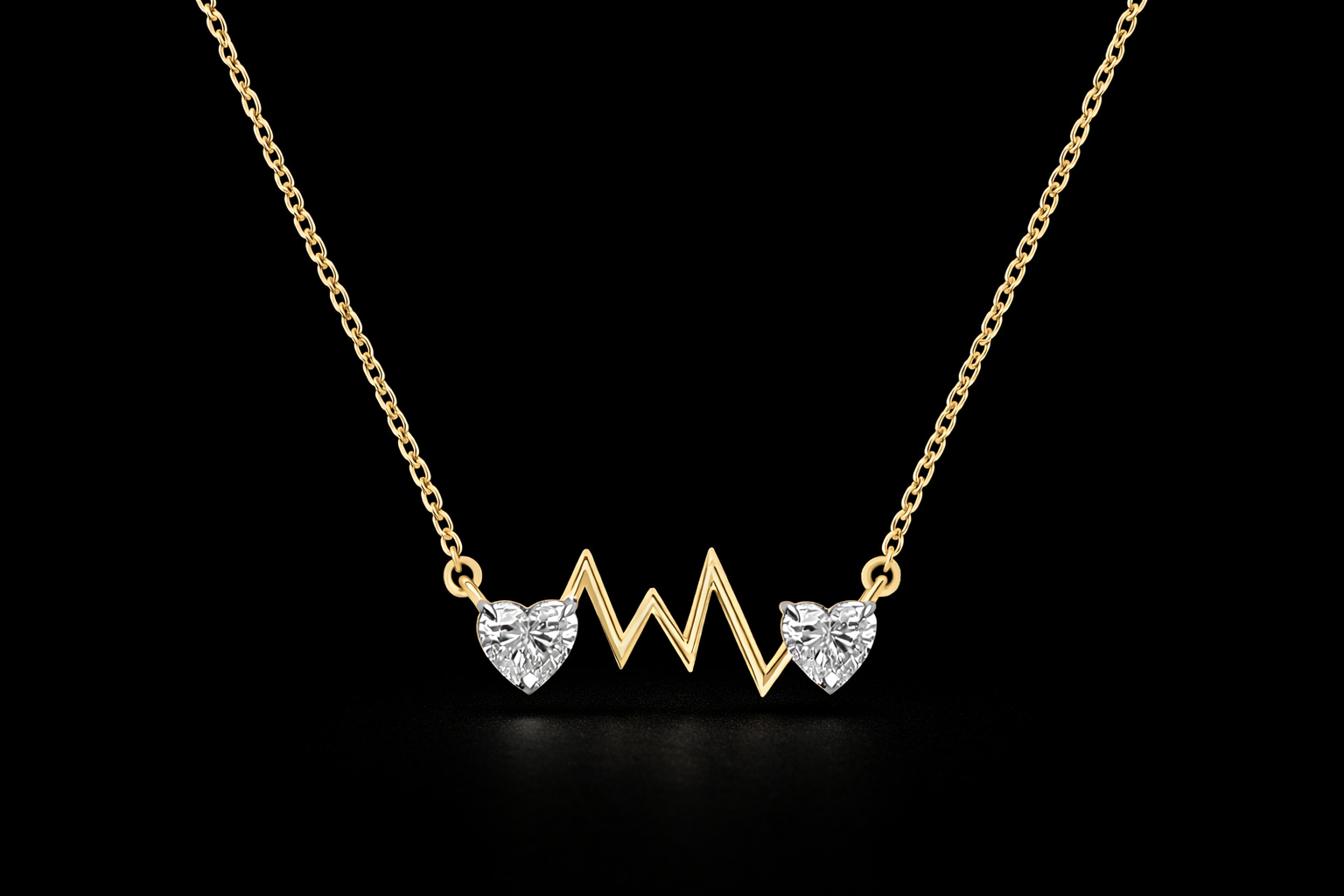 Heartbeat Love Diamond Necklace