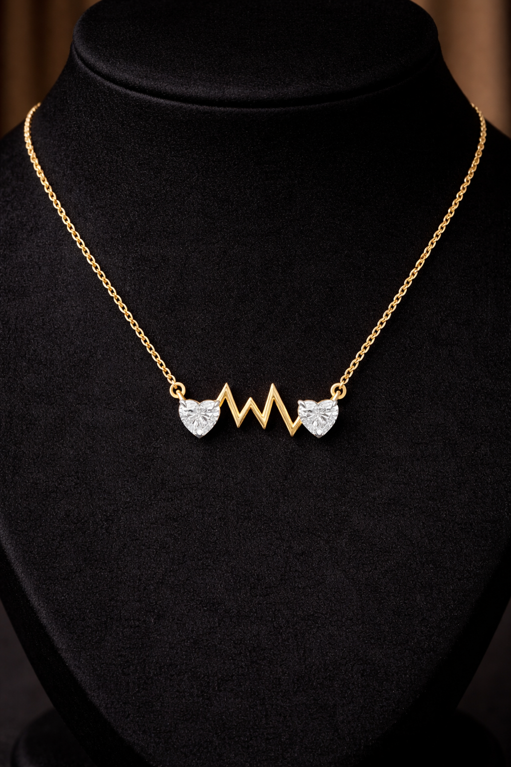 Heartbeat Love Diamond Necklace