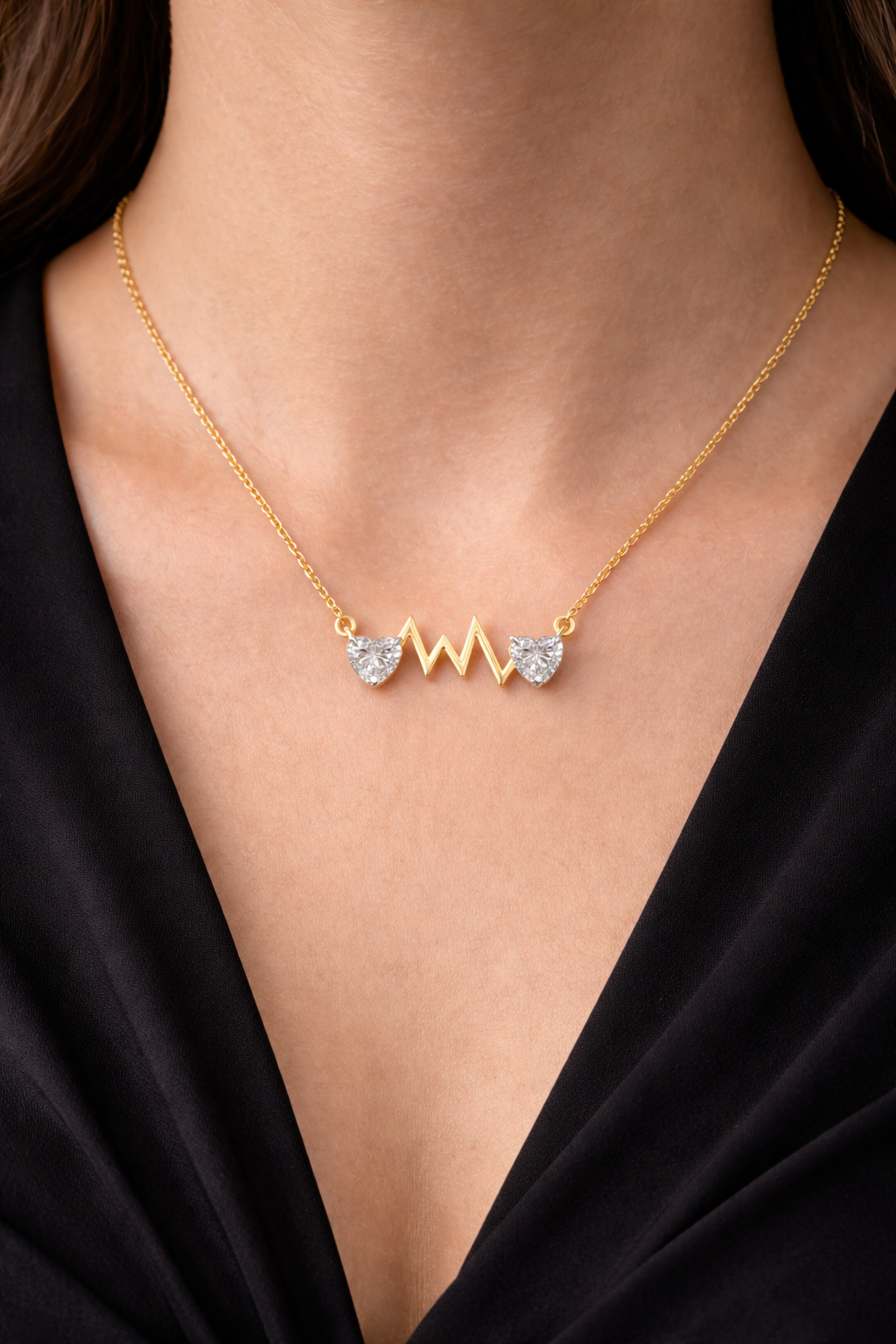 Heartbeat Love Diamond Necklace