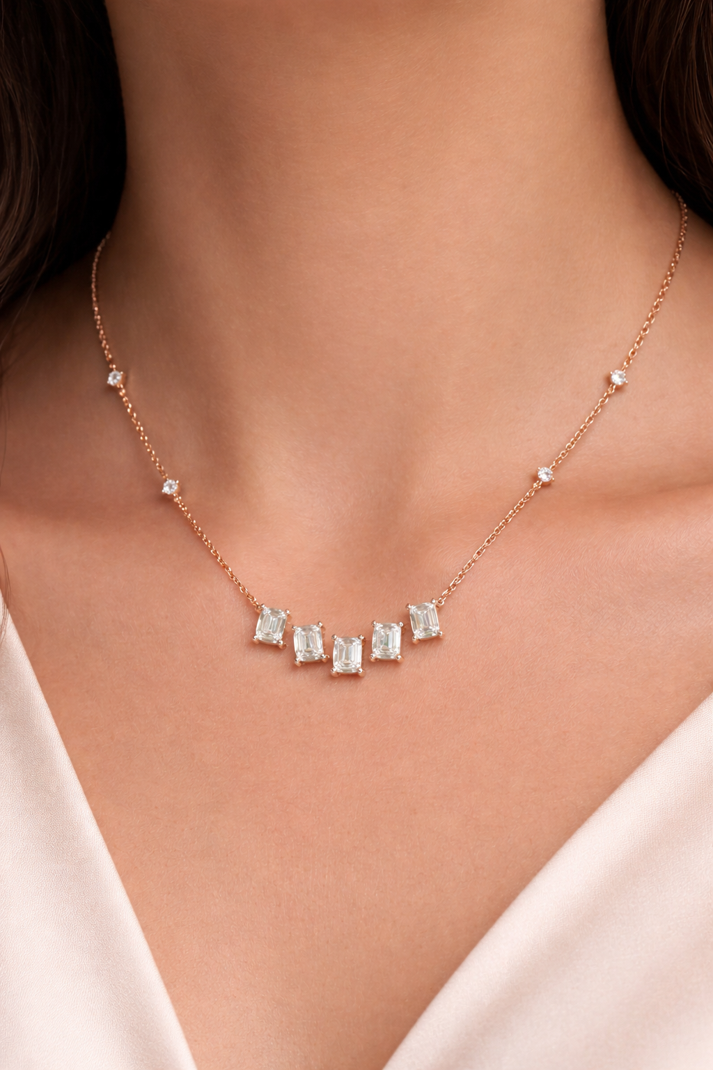 5 Stone Unity Necklace