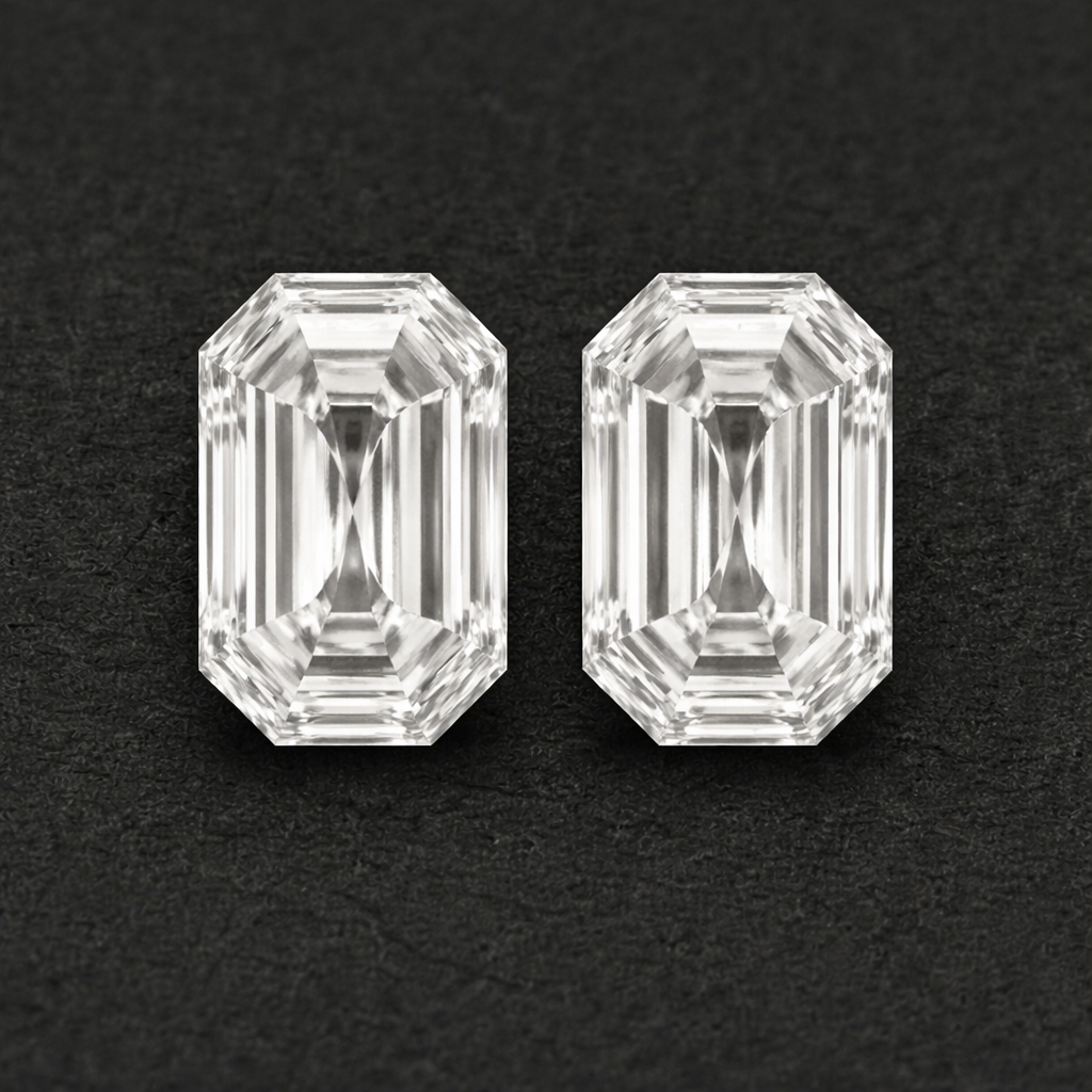 Emerald Cut Lab Grown Diamond | SGL Certified | E-F / VVS-VS | 0.20–4.00 CT