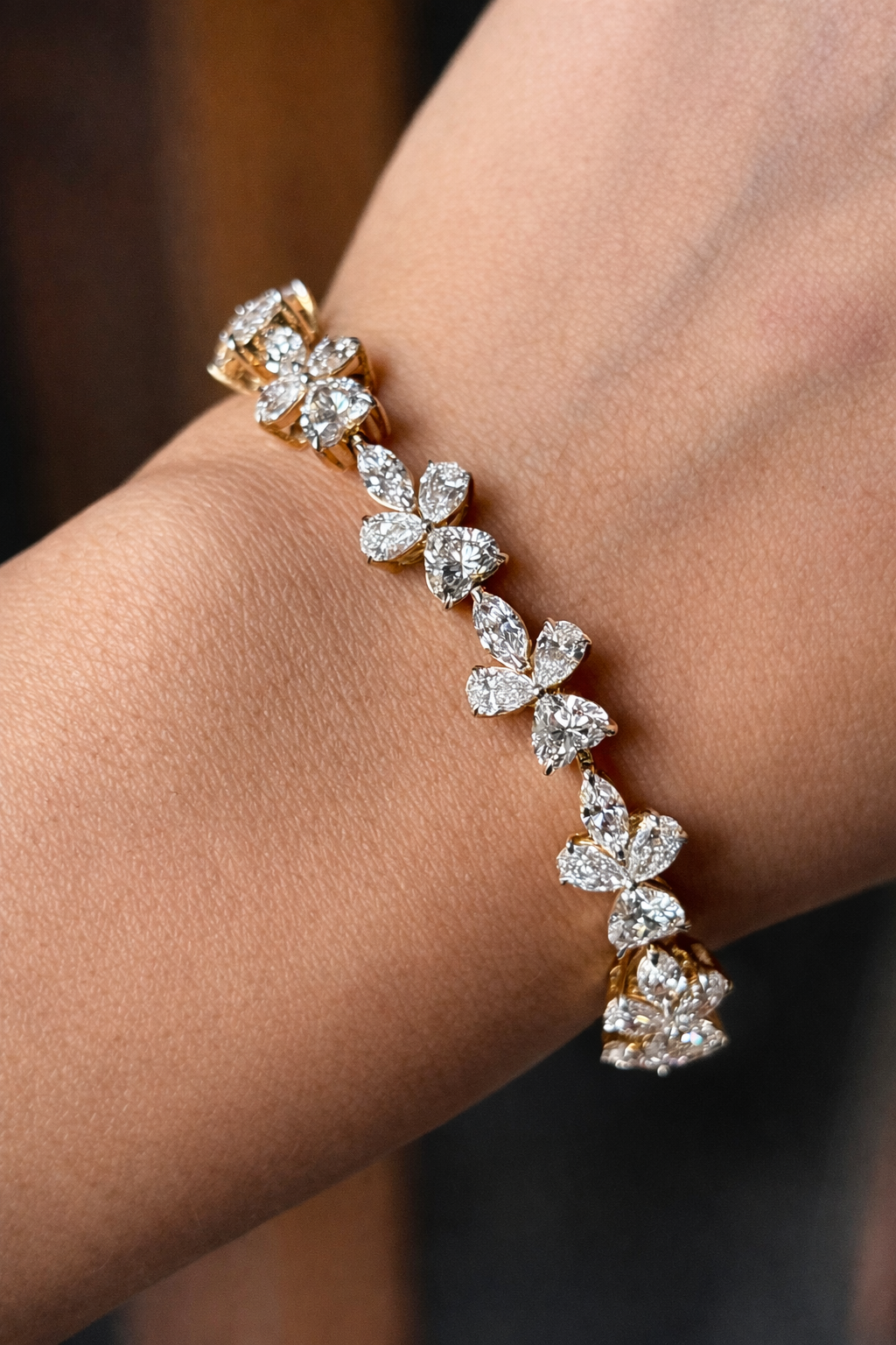 Floral Royale Diamond Bracelet