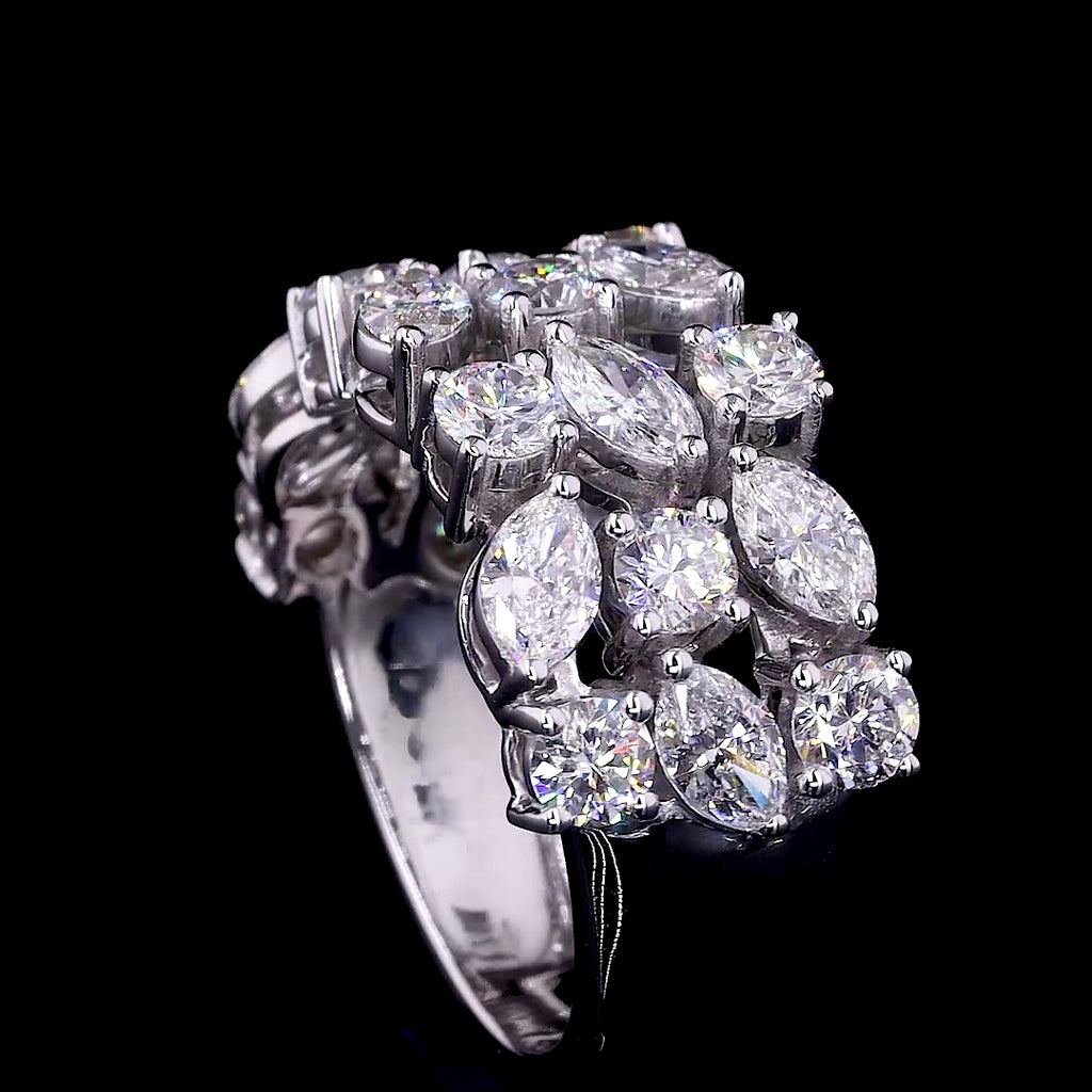 Imperial Cluster Diamond Ring