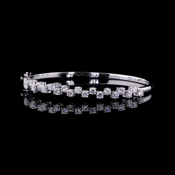 Diamond Tennis Bangle Bracelet