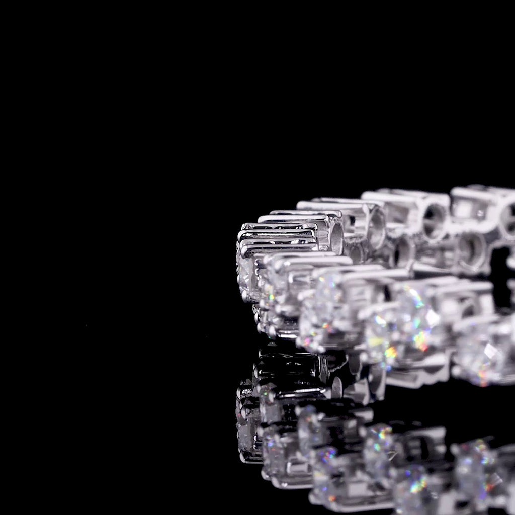 Diamond Tennis Bangle Bracelet