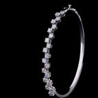 Diamond Tennis Bangle Bracelet