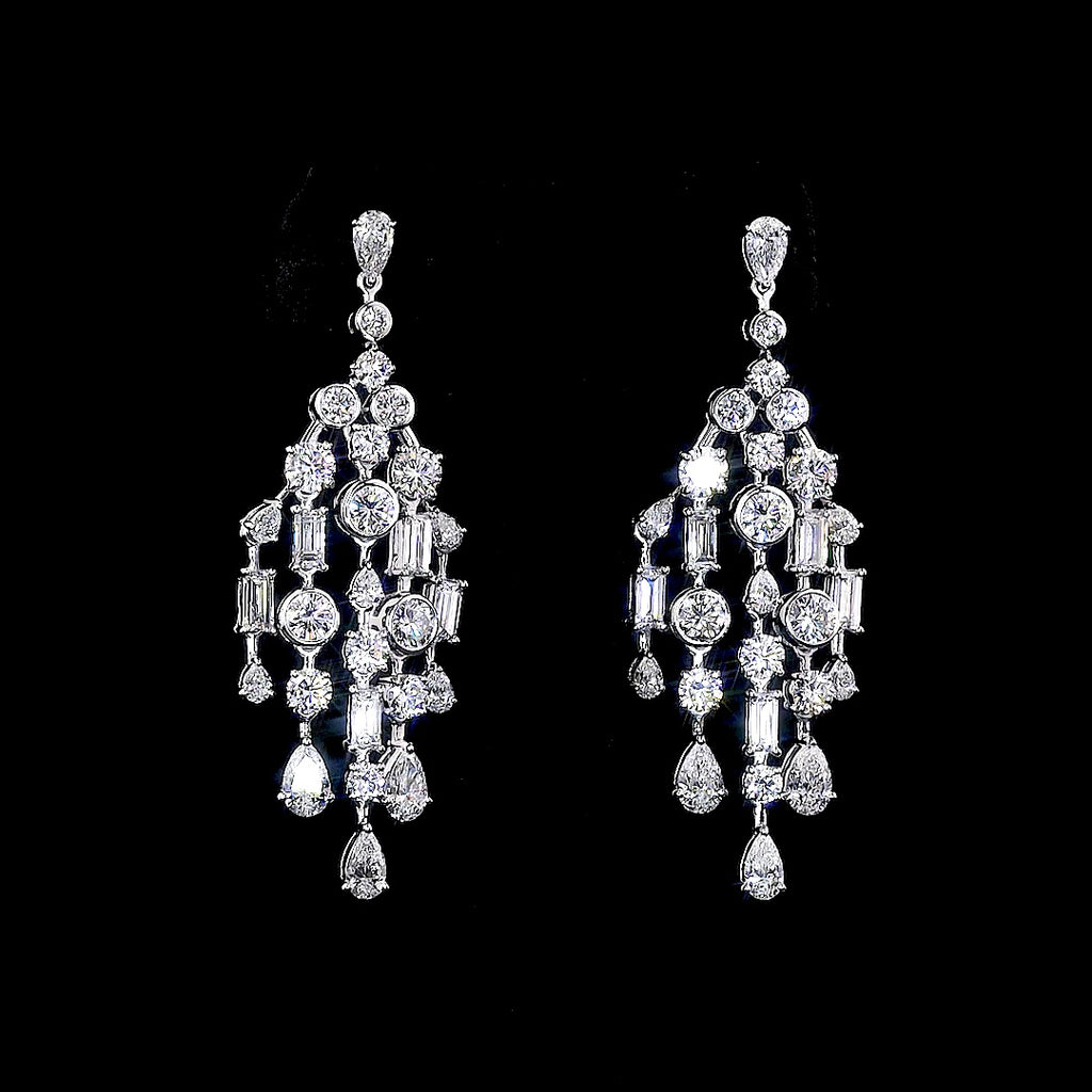 Royal Chandelier Diamond Earrings