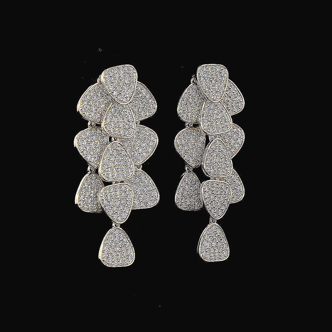 Celestial Cascade Diamond Earrings