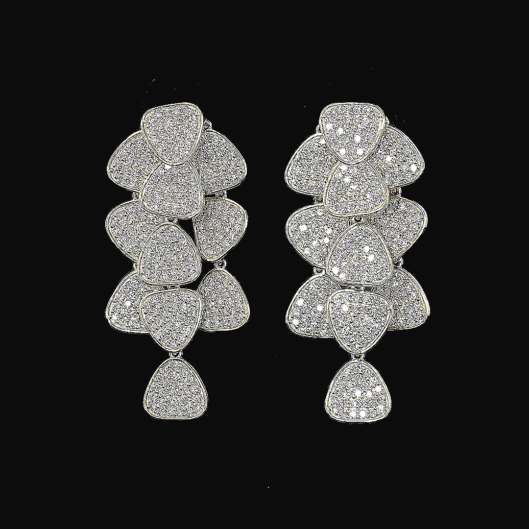Celestial Cascade Diamond Earrings