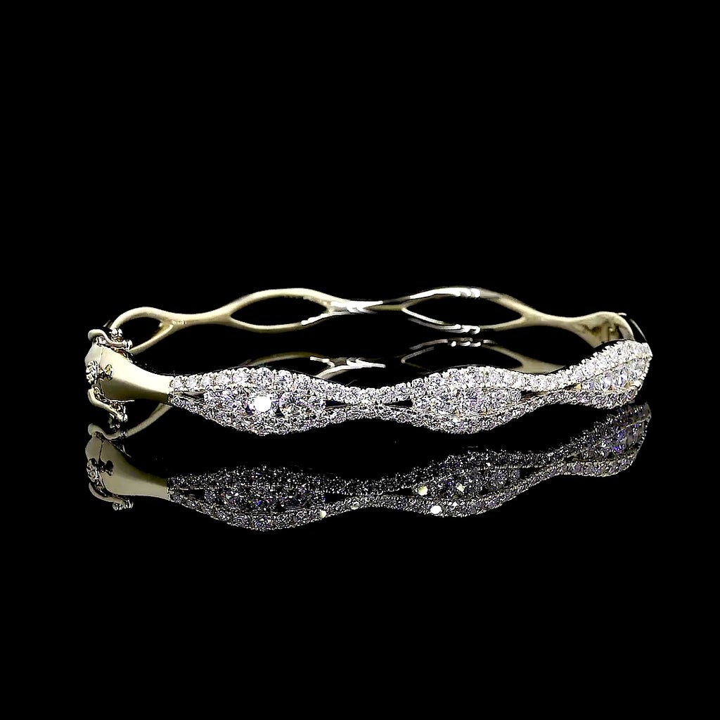 Eternal Wave Diamond Bracelet