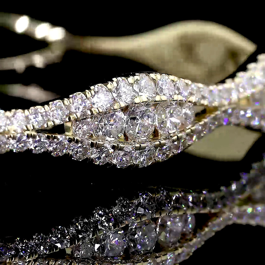 Eternal Wave Diamond Bracelet