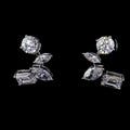 Multi-Shape Diamond Drop Earrings | 10.10 CT Lab Grown | Marquise, Emerald & Round